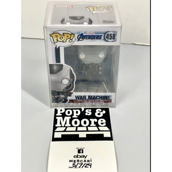 Funko Pop! Marvel Avengers: War Machine 458 Vinyl Figure With Protector - Picture 16 of 16